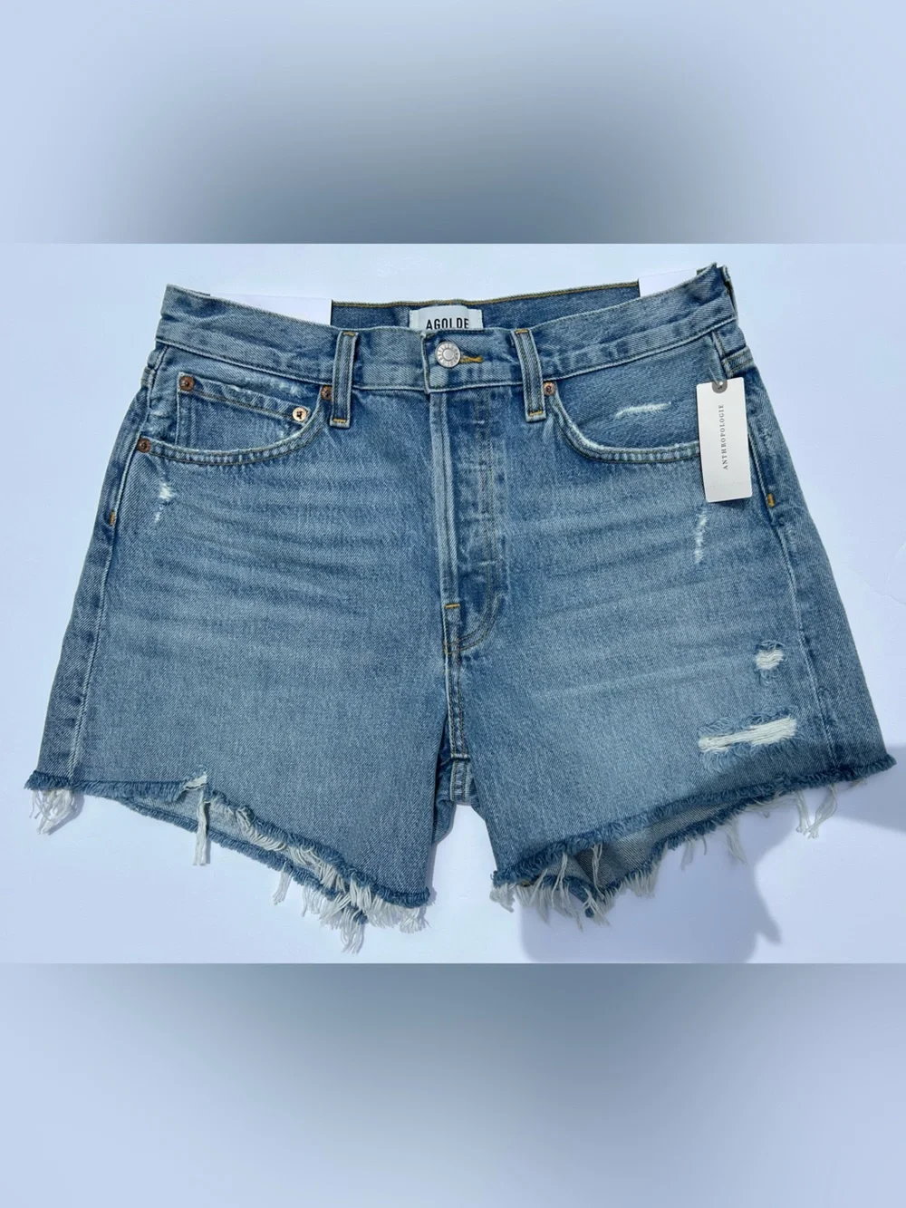 NWT🌷AGOLDE Parker Denim Long Shorts